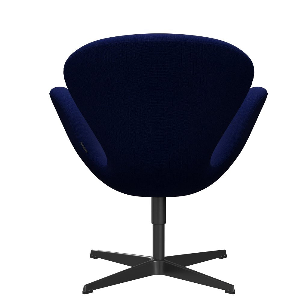 [product_category]-Fritz Hansen Swan Lounge Chair, Black Lacquered/Hallingdal Dark Blue-Fritz Hansen-3320-HAL773-BLLA-FRI-4