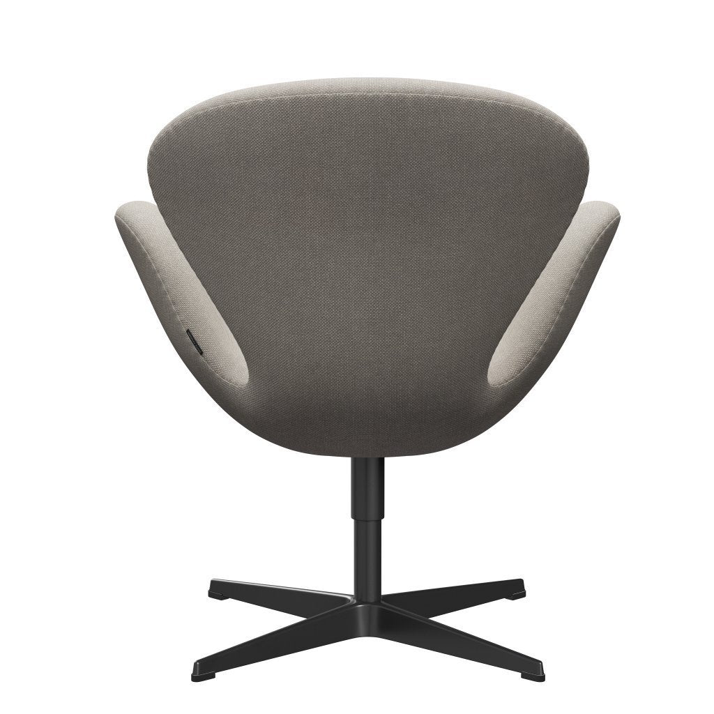 [product_category]-Fritz Hansen Swan Lounge Chair, Black Lacquered/Hallingdal Light Grey (103)-Fritz Hansen-3320-HAL103-BLLA-FRI-4