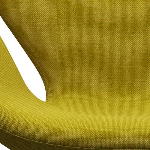 [product_category]-Fritz Hansen Swan Lounge Chair, Black Lacquered/Hallingdal Yellow/Green-Fritz Hansen-3320-HAL420-BLLA-FRI-6