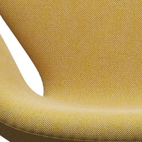 [product_category]-Fritz Hansen Swan Lounge Chair, Black Lacquered/Hallingdal Yellow/White-Fritz Hansen-3320-HAL407-BLLA-FRI-6