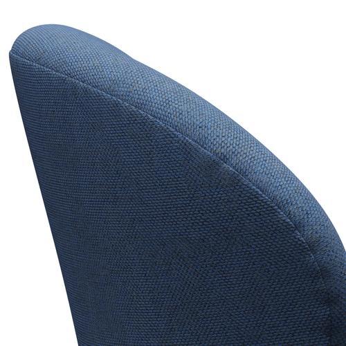 [product_category]-Fritz Hansen Swan Lounge Chair, Black Lacquered/Re Wool Blue/Natural-Fritz Hansen-3320-REW758-BLLA-FRI-5