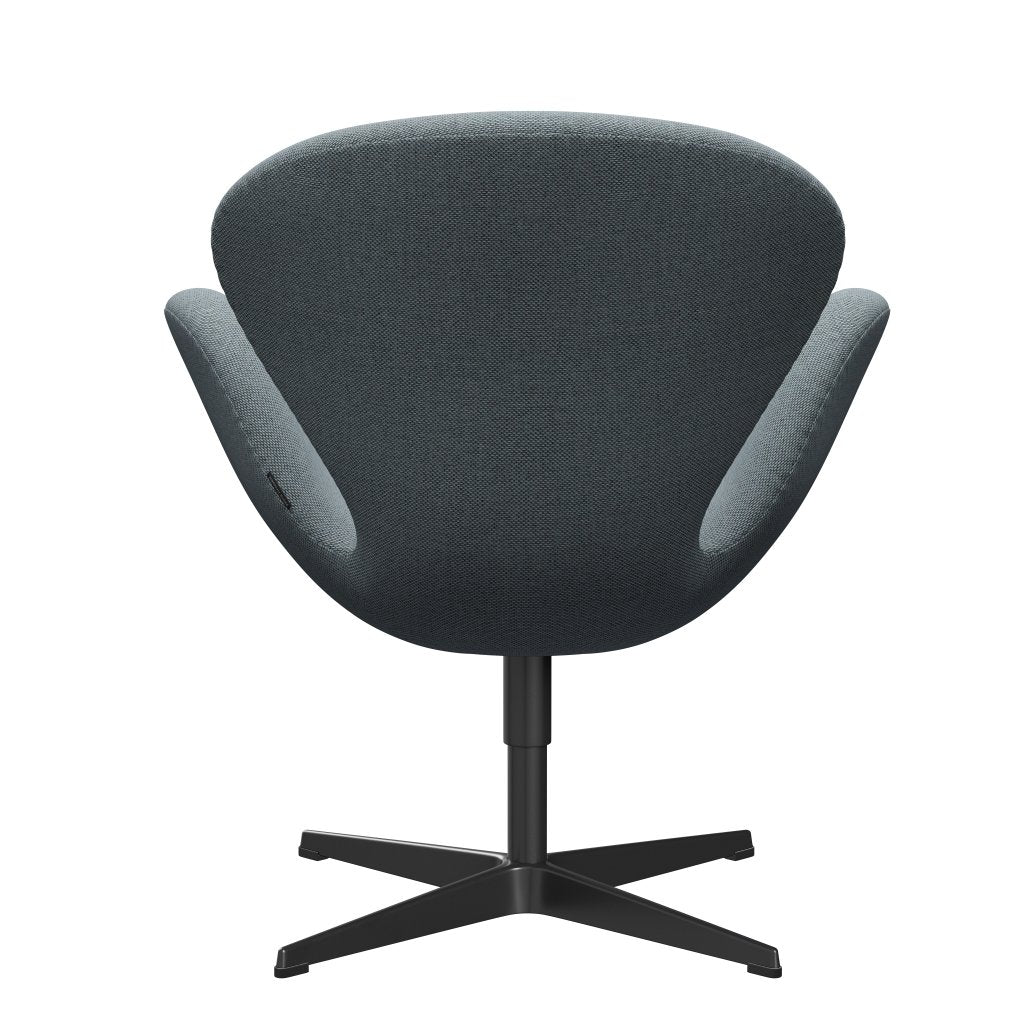 [product_category]-Fritz Hansen Swan Lounge Chair, Black Lacquered/Re Wool Light Blue/Natural-Fritz Hansen-3320-REW718-BLLA-FRI-4