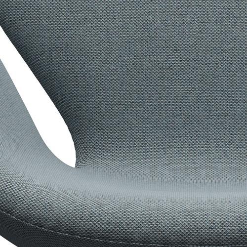 [product_category]-Fritz Hansen Swan Lounge Chair, Black Lacquered/Re Wool Light Blue/Natural-Fritz Hansen-3320-REW718-BLLA-FRI-6