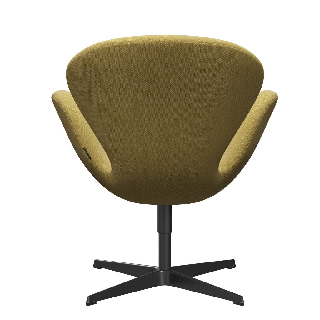 [product_category]-Fritz Hansen Swan Lounge Chair, Black Lacquered/Rime Lime Green/White-Fritz Hansen-3320-RIM911-BLLA-FRI-4