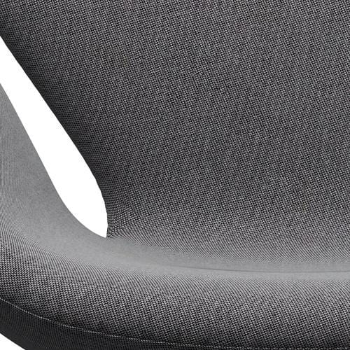 [product_category]-Fritz Hansen Swan Lounge Chair, Black Lacquered/Rime Salt & Pepper-Fritz Hansen-3320-RIM151-BLLA-FRI-6