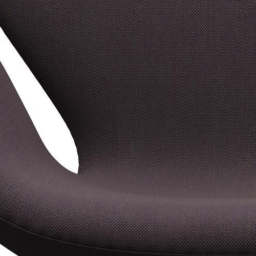 [product_category]-Fritz Hansen Swan Lounge Chair, Black Lacquered/Steelcut Trio Brown-Fritz Hansen-3320-STR283-BLLA-FRI-6