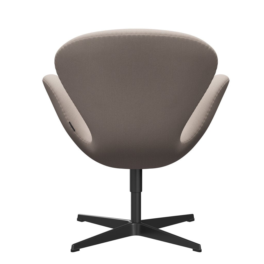 [product_category]-Fritz Hansen Swan Lounge Chair, Black Lacquered/Steelcut Trio Light Beige-Fritz Hansen-3320-STR226-BLLA-FRI-4