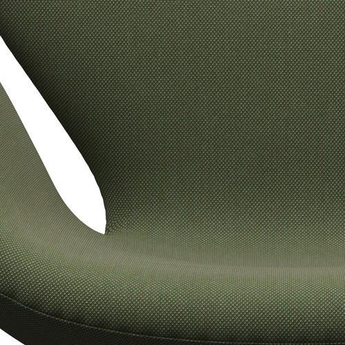 [product_category]-Fritz Hansen Swan Lounge Chair, Black Lacquered/Steelcut Trio Soft Green-Fritz Hansen-3320-STR946-BLLA-FRI-6