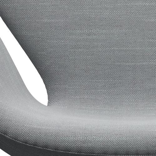 [product_category]-Fritz Hansen Swan Lounge Chair, Black Lacquered/Sunniva Light Grey/Light Blue-Fritz Hansen-3320-SV133-BLLA-FRI-6