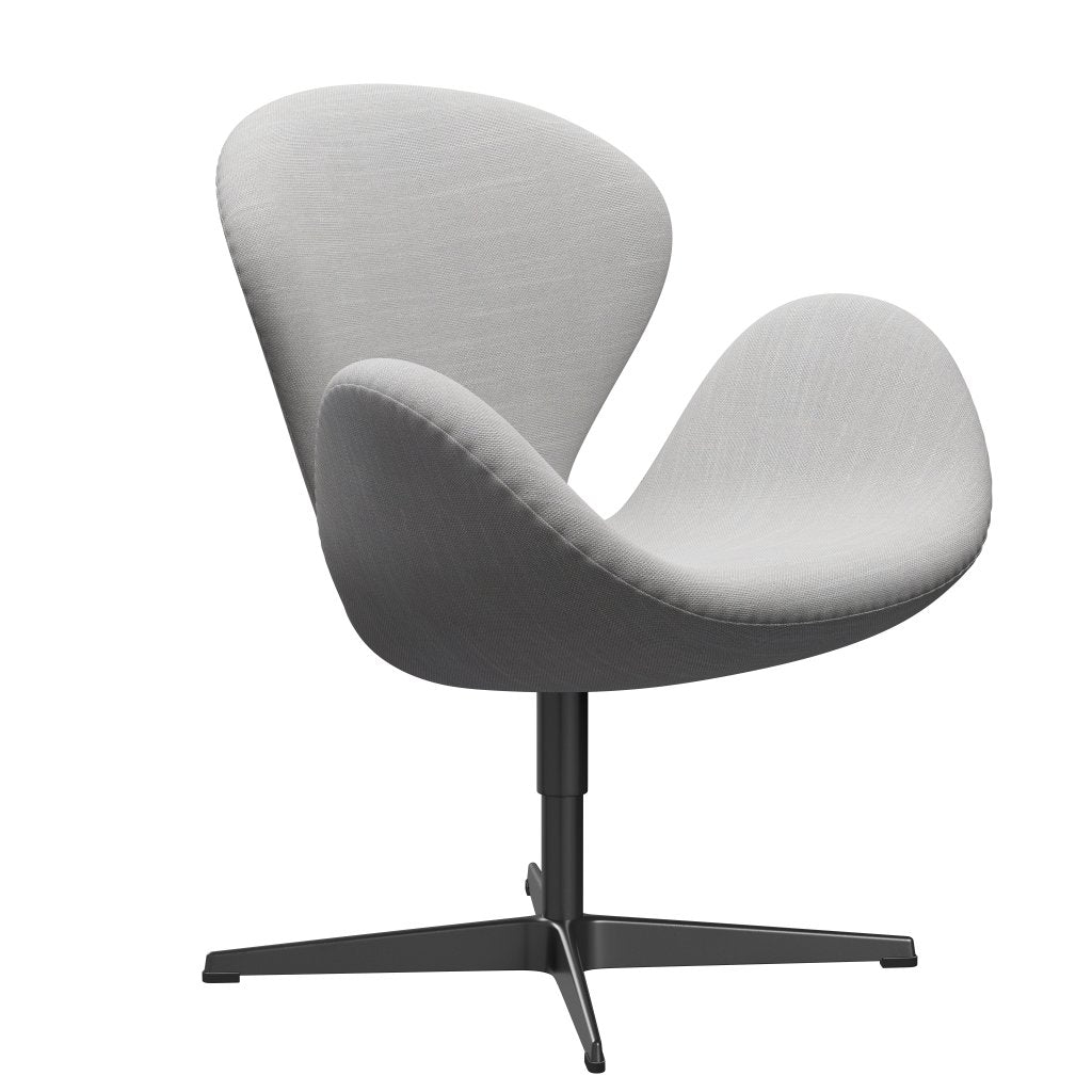 [product_category]-Fritz Hansen Swan Lounge Chair, Black Lacquered/Sunniva Natural/Light Grey-Fritz Hansen-3320-SV713-BLLA-FRI-2