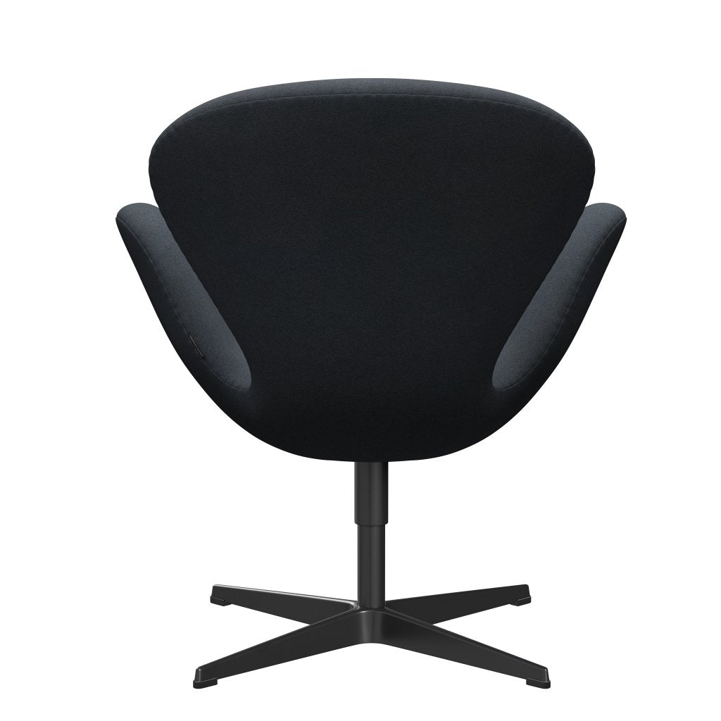 [product_category]-Fritz Hansen Swan Lounge Chair, Black Lacquered/Tonus Dark Grey-Fritz Hansen-3320-TON615-BLLA-FRI-4