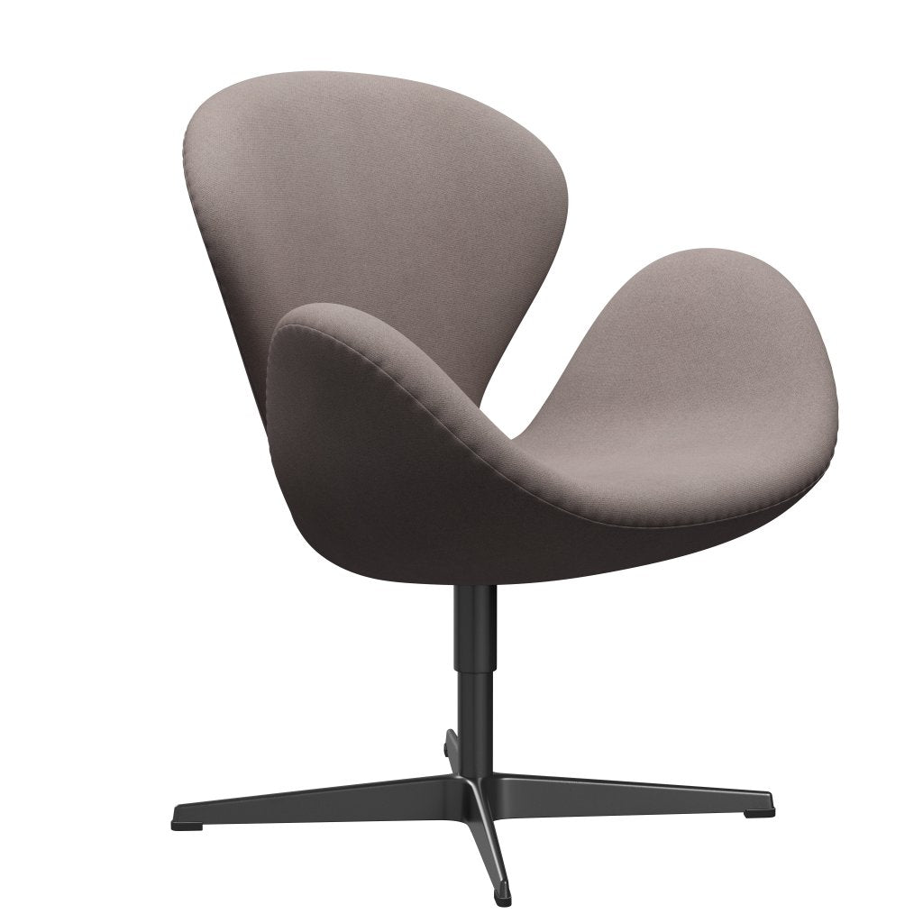 [product_category]-Fritz Hansen Swan Lounge Chair, Black Lacquered/Tonus Dusty Sand-Fritz Hansen-3320-TON240-BLLA-FRI-2