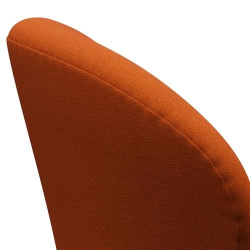 [product_category]-Fritz Hansen Swan Lounge Chair, Black Lacquered/Tonus Orange (605)-Fritz Hansen-3320-TON605-BLLA-FRI-5