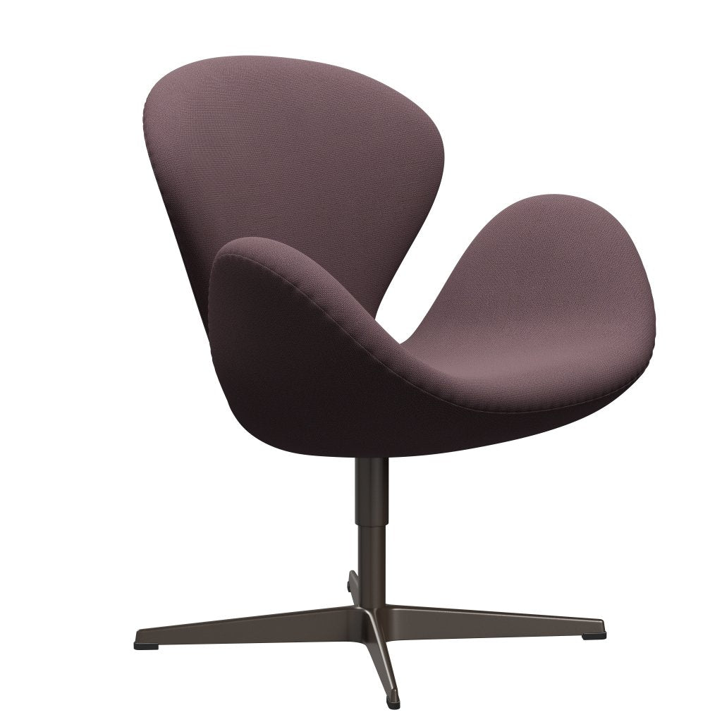 [product_category]-Fritz Hansen Swan Lounge Chair, Brown Bronze/Capture Aubergine-Fritz Hansen-3320-CP6302-BBBASE-FRI-2