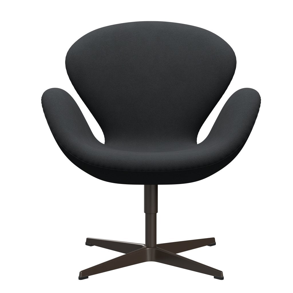 [product_category]-Fritz Hansen Swan Lounge Chair, Brown Bronze/Christianshavn Dark Grey-Fritz Hansen-3320-CH1174-BBBASE-FRI-1