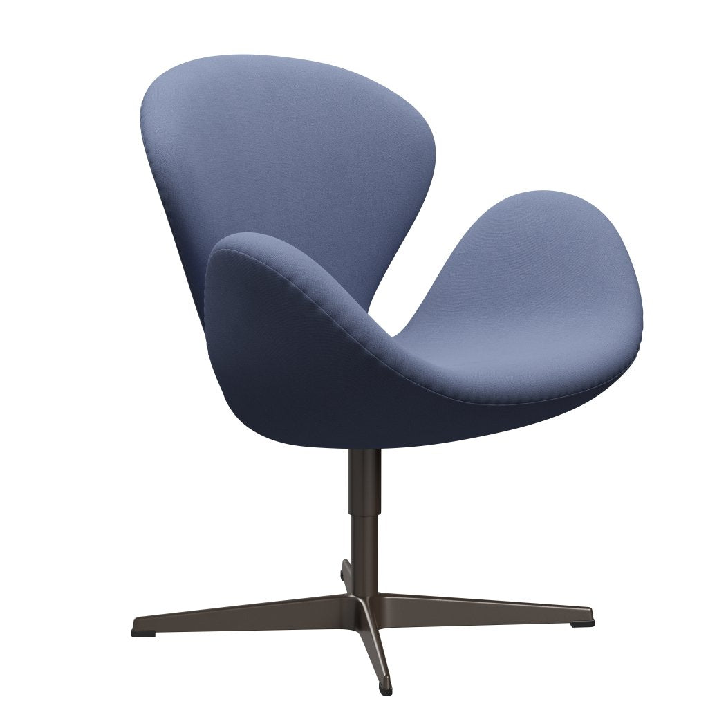 [product_category]-Fritz Hansen Swan Lounge Chair, Brown Bronze/Christianshavn Light Blue Uni-Fritz Hansen-3320-CH1151-BBBASE-FRI-2