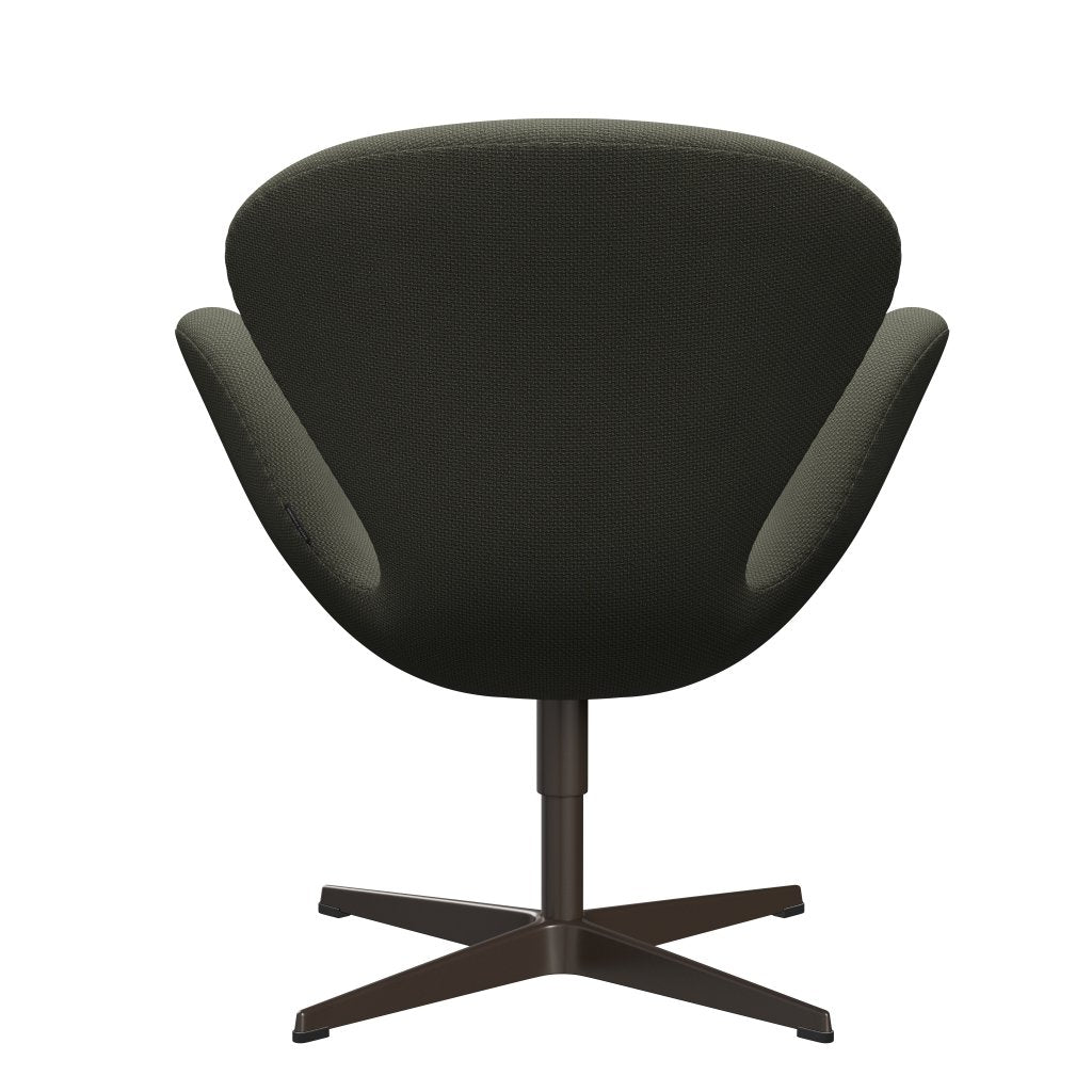 Fritz Hansen Swan Lounge Chair, Brown Bronze/Diablo Warm Grey