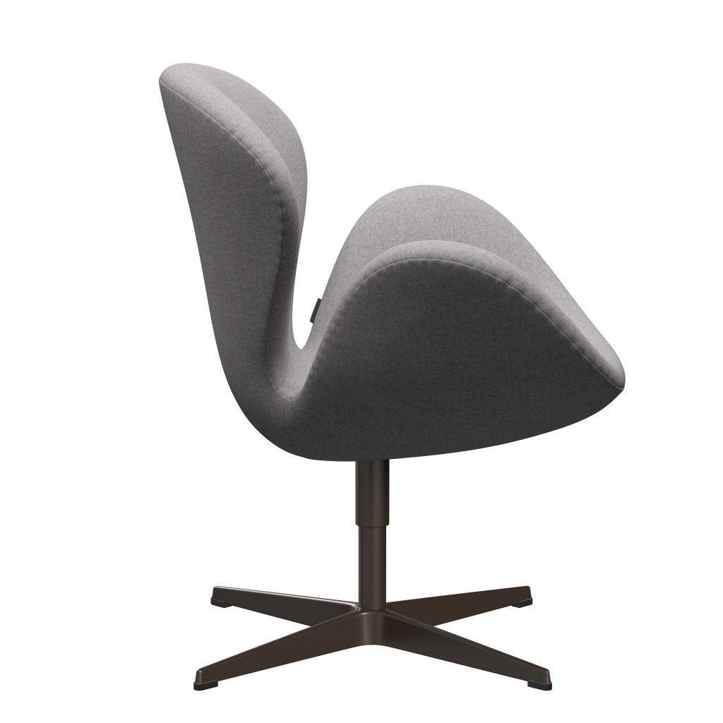 [product_category]-Fritz Hansen Swan Lounge Chair, Brown Bronze/Divina Md Cool Light Grey-Fritz Hansen-3320-DMD713-BBBASE-FRI-3