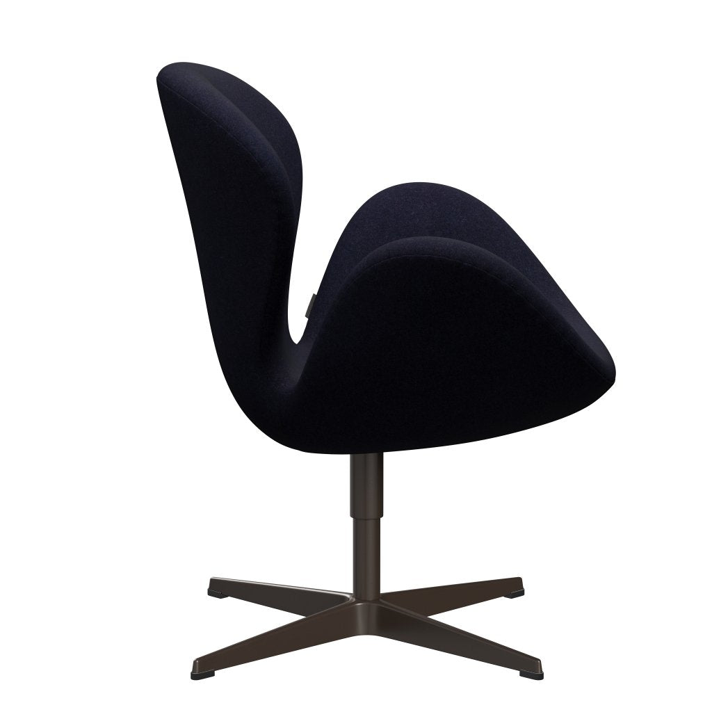 [product_category]-Fritz Hansen Swan Lounge Chair, Brown Bronze/Divina Md Navy Dark-Fritz Hansen-3320-DMD783-BBBASE-FRI-3