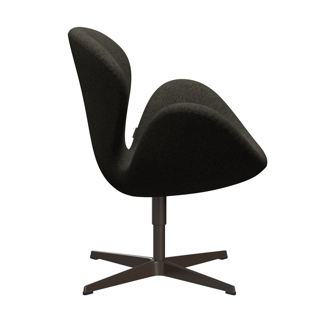 [product_category]-Fritz Hansen Swan Lounge Chair, Brown Bronze/Divina Melange Grey Brown-Fritz Hansen-3320-DIM277-BBBASE-FRI-3