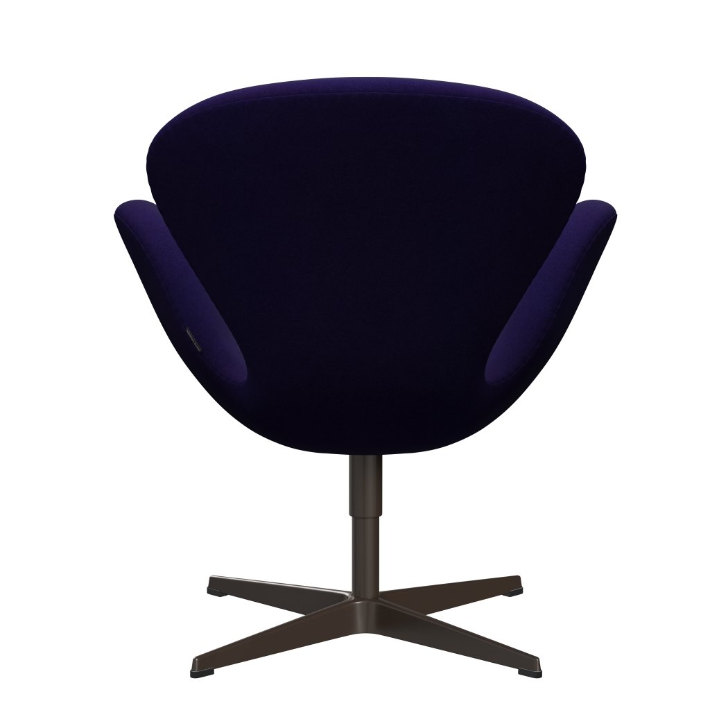 [product_category]-Fritz Hansen Swan Lounge Chair, Brown Bronze/Divina Violet Dark (692)-Fritz Hansen-3320-DIV692-BBBASE-FRI-4