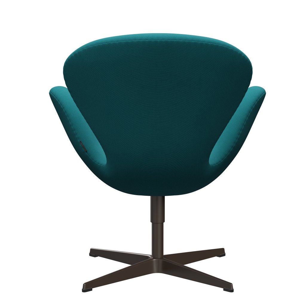 [product_category]-Fritz Hansen Swan Lounge Chair, Brown Bronze/Fame Green Turquoise-Fritz Hansen-3320-F67067-BBBASE-FRI-4