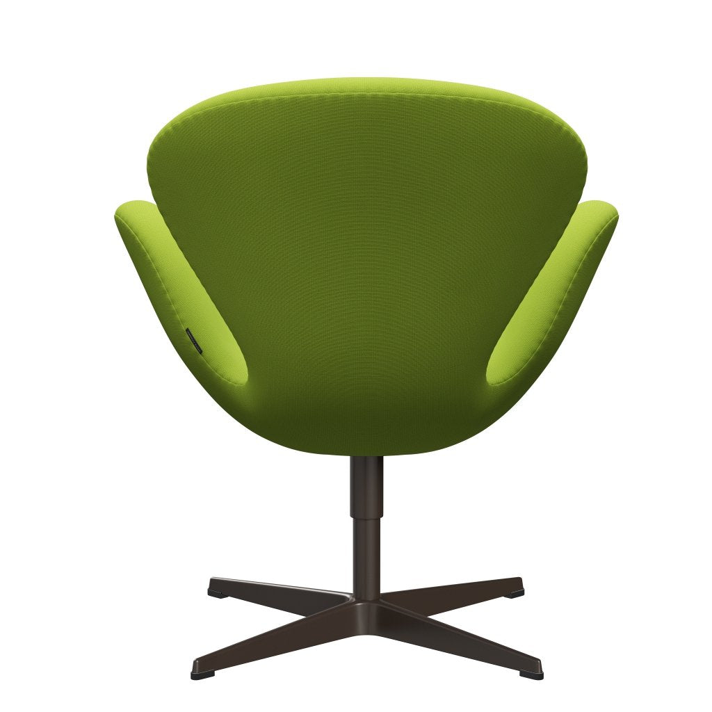 [product_category]-Fritz Hansen Swan Lounge Chair, Brown Bronze/Fame Neon Green-Fritz Hansen-3320-F68144-BBBASE-FRI-4