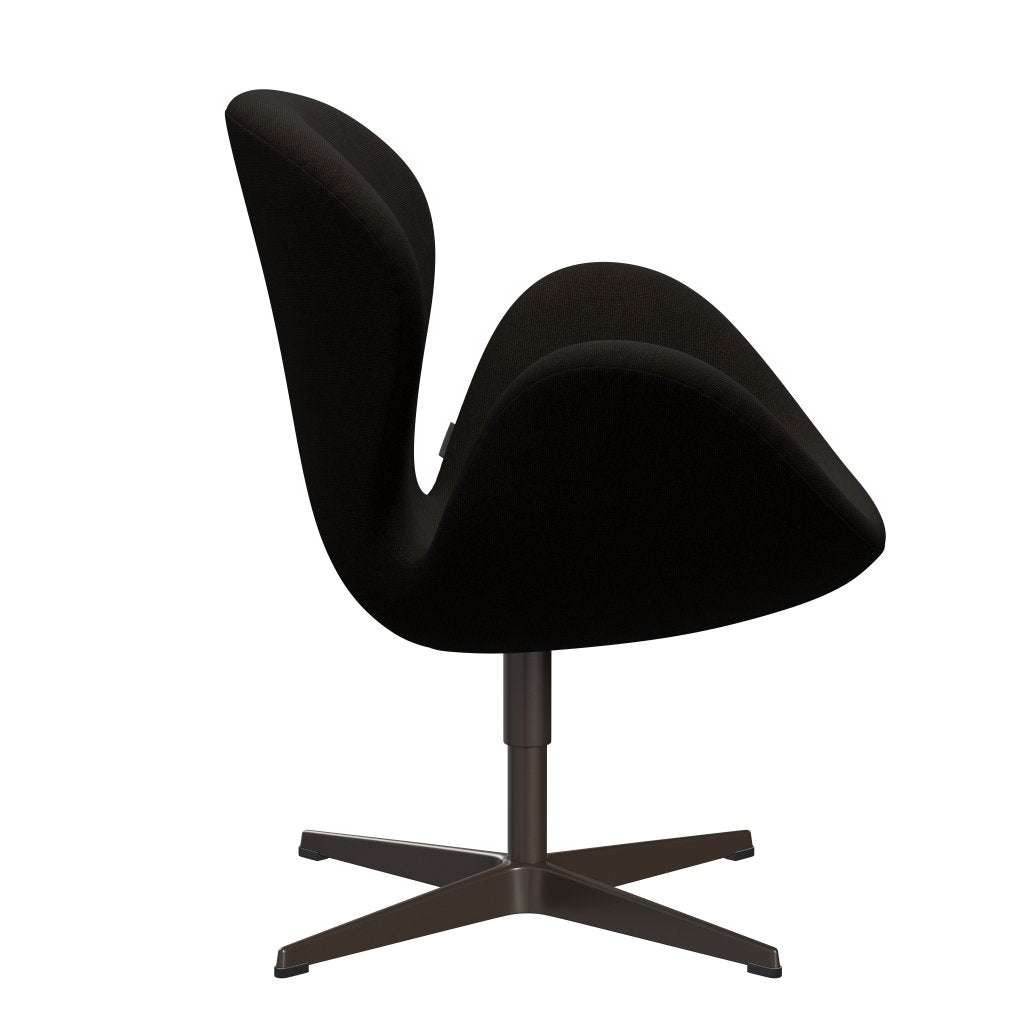 [product_category]-Fritz Hansen Swan Lounge Chair, Brown Bronze/Hallingdal Dark Brown-Fritz Hansen-3320-HAL390-BBBASE-FRI-3