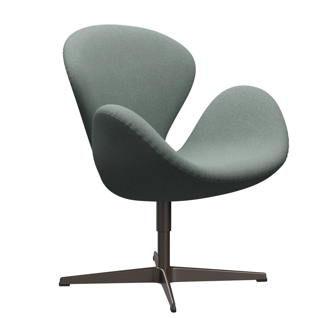 [product_category]-Fritz Hansen Swan Lounge Chair, Brown Bronze/Re Wool Light Aquamarine/Natural-Fritz Hansen-3320-REW868-BBBASE-FRI-2