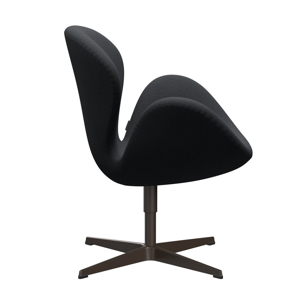 [product_category]-Fritz Hansen Swan Lounge Chair, Brown Bronze/Rime Dark Brown/Grey-Fritz Hansen-3320-RIM791-BBBASE-FRI-3