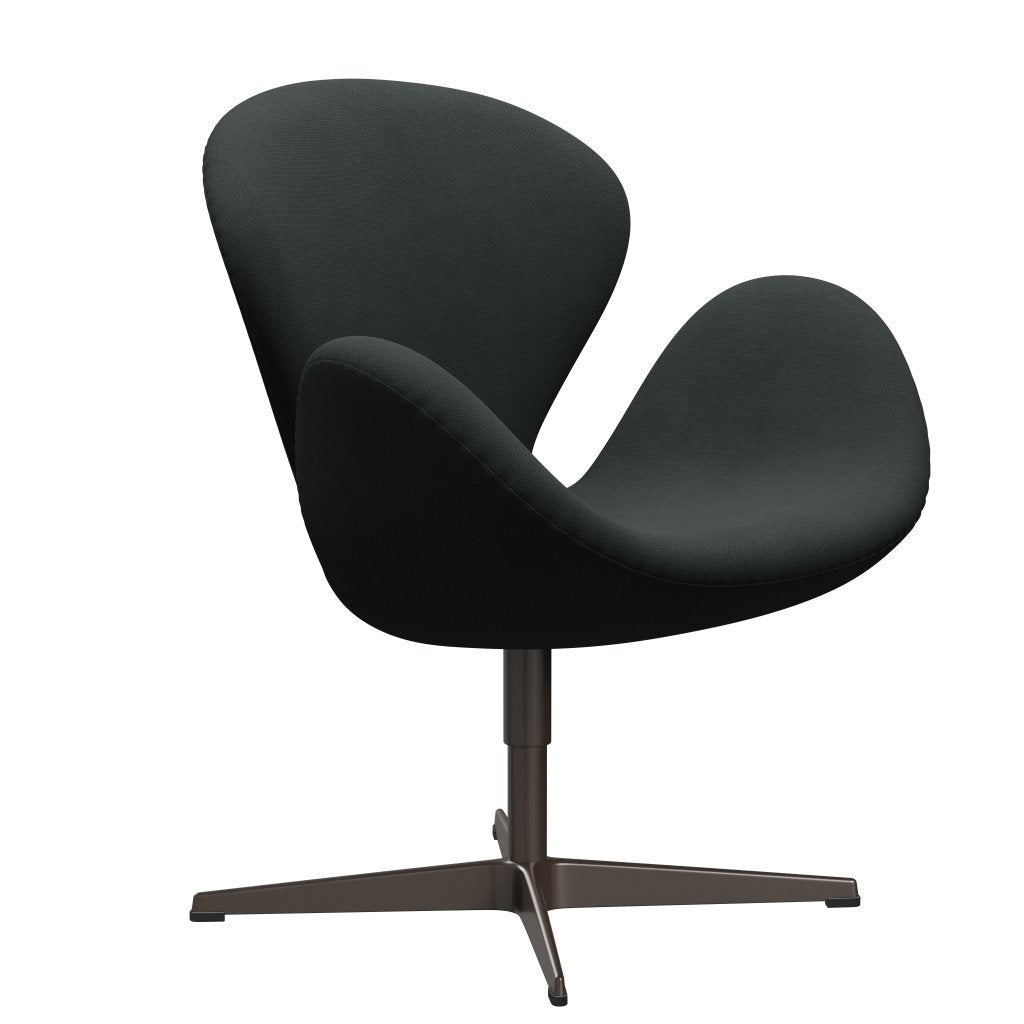 Fritz Hansen Swan Lounge Chair, bronze brun / charbon de bois Steelcut