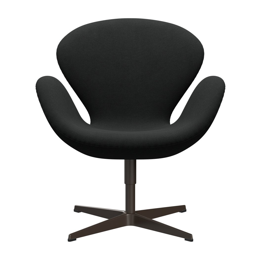 [product_category]-Fritz Hansen Swan Lounge Chair, Brown Bronze/Steelcut Dark Brown (380)-Fritz Hansen-3320-STI380-BBBASE-FRI-1