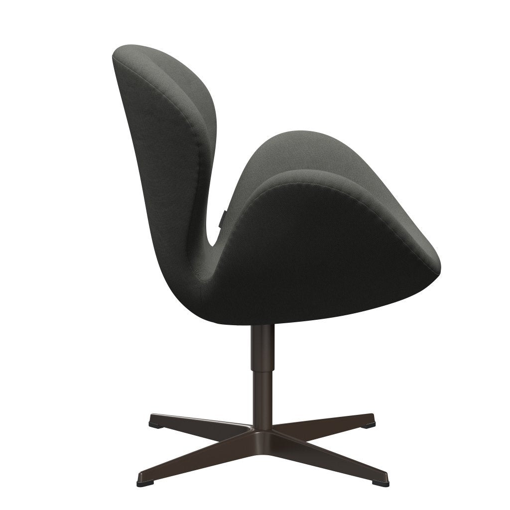 Fritz Hansen Swan Lounge Sillón, bronce marrón/escamado gris