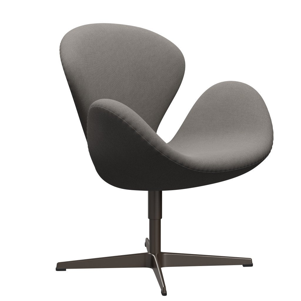 [product_category]-Fritz Hansen Swan Lounge Chair, Brown Bronze/Steelcut Medium Grey-Fritz Hansen-3320-STI155-BBBASE-FRI-2