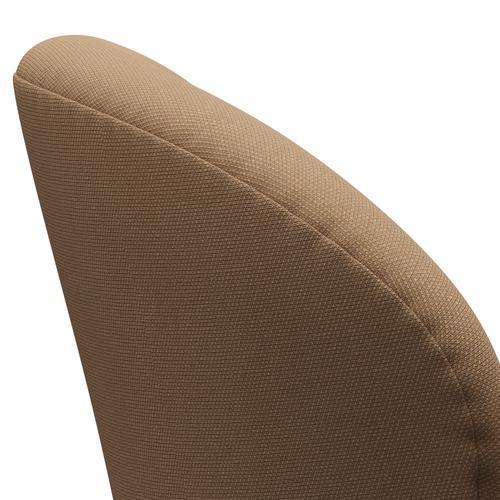 [product_category]-Fritz Hansen Swan Lounge Chair, Brown Bronze/Steelcut Sand Dark/Beige-Fritz Hansen-3320-STI255-BBBASE-FRI-5