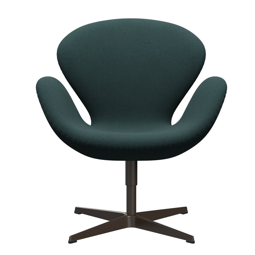 [product_category]-Fritz Hansen Swan Lounge Chair, Brown Bronze/Steelcut Trio Bottle Green-Fritz Hansen-3320-STR996-BBBASE-FRI-1