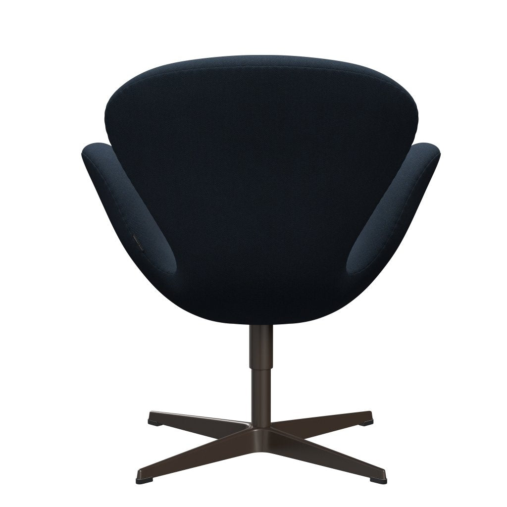 [product_category]-Fritz Hansen Swan Lounge Chair, Brown Bronze/Steelcut Trio Dark Brown Blue-Fritz Hansen-3320-STR756-BBBASE-FRI-4