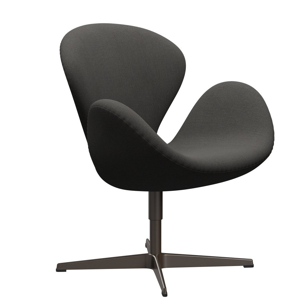 [product_category]-Fritz Hansen Swan Lounge Chair, Brown Bronze/Steelcut Trio Dark Grey-Fritz Hansen-3320-STR176-BBBASE-FRI-2