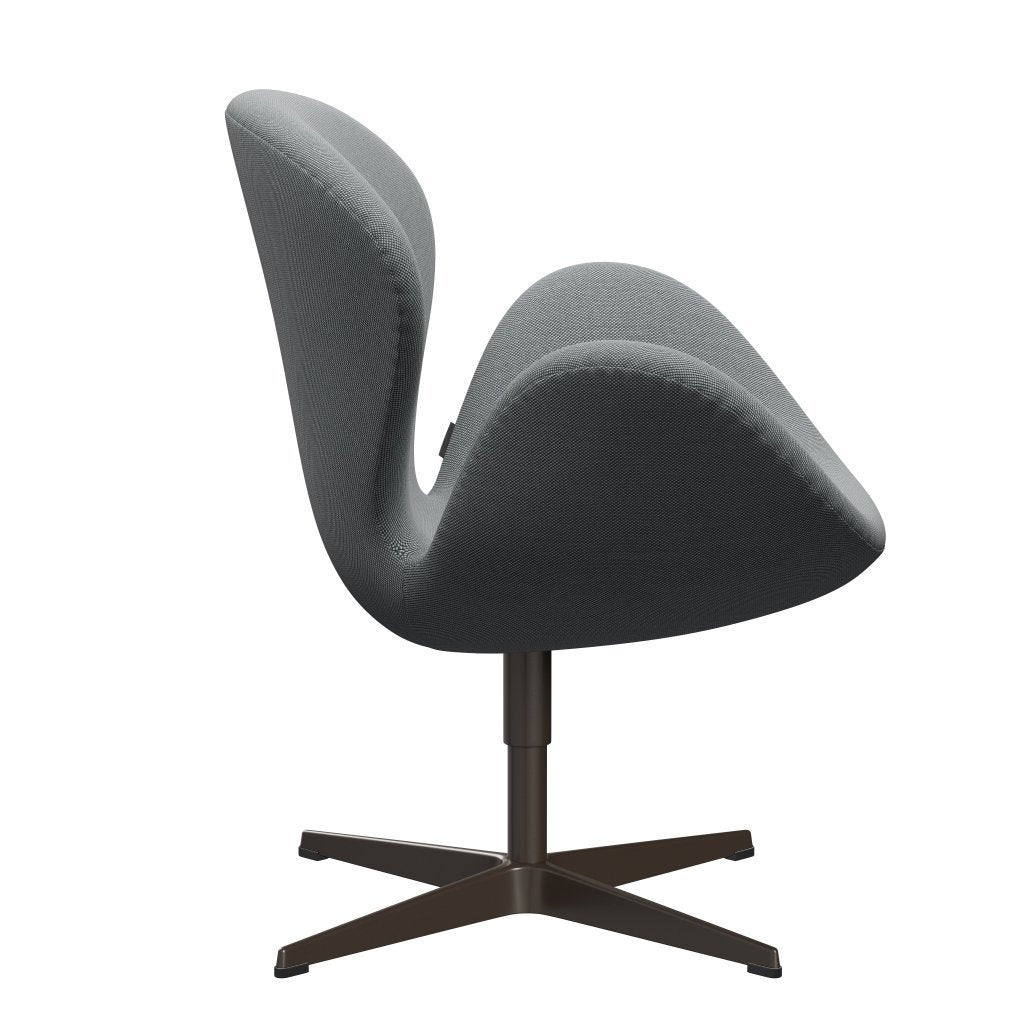 [product_category]-Fritz Hansen Swan Lounge Chair, Brown Bronze/Steelcut Trio Grey-Fritz Hansen-3320-STR133-BBBASE-FRI-3