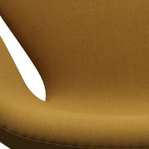 [product_category]-Fritz Hansen Swan Lounge Chair, Brown Bronze/Steelcut Trio Mustard Dark-Fritz Hansen-3320-STR466-BBBASE-FRI-6