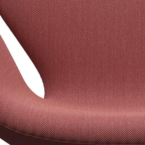 [product_category]-Fritz Hansen Swan Lounge Chair, Brown Bronze/Steelcut Trio Pink/Red/Black-Fritz Hansen-3320-STR636-BBBASE-FRI-6