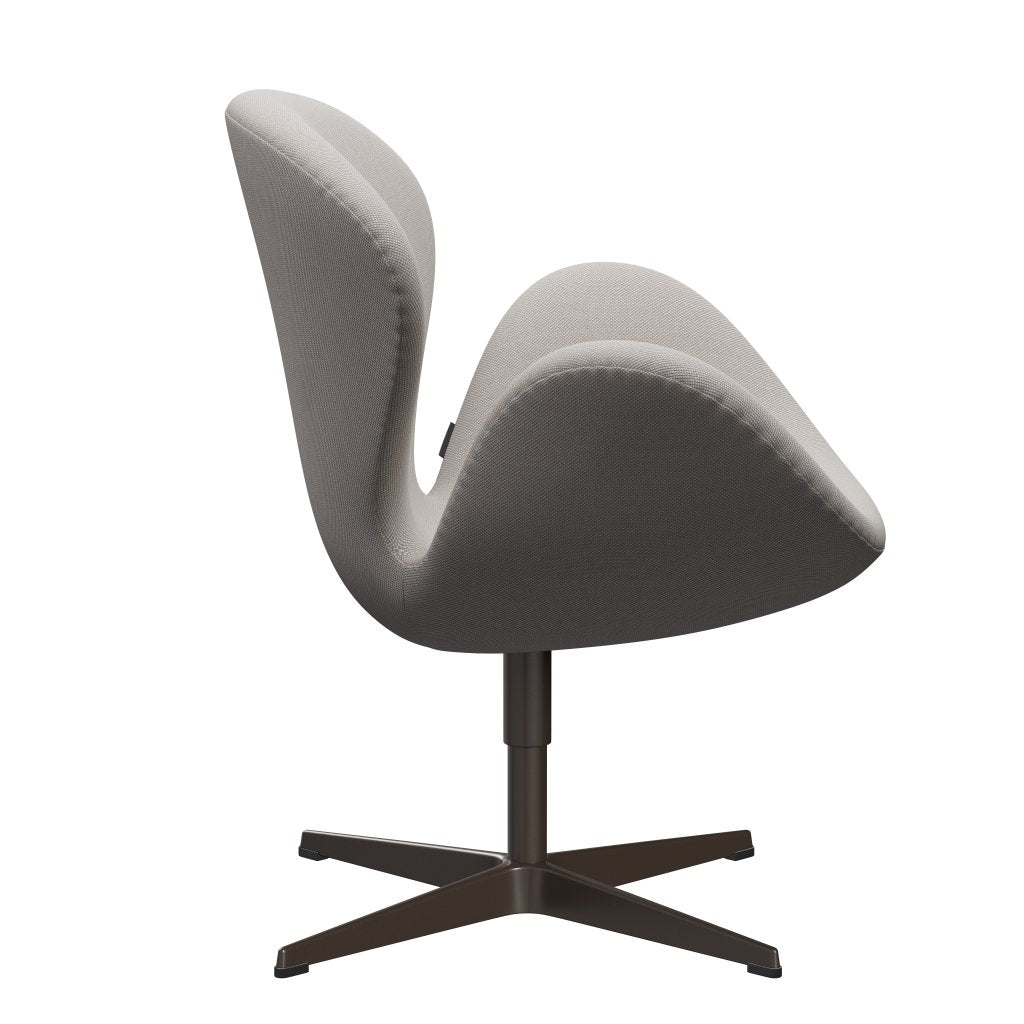 [product_category]-Fritz Hansen Swan Lounge Chair, Brown Bronze/Steelcut Trio White & Grey-Fritz Hansen-3320-STR205-BBBASE-FRI-3