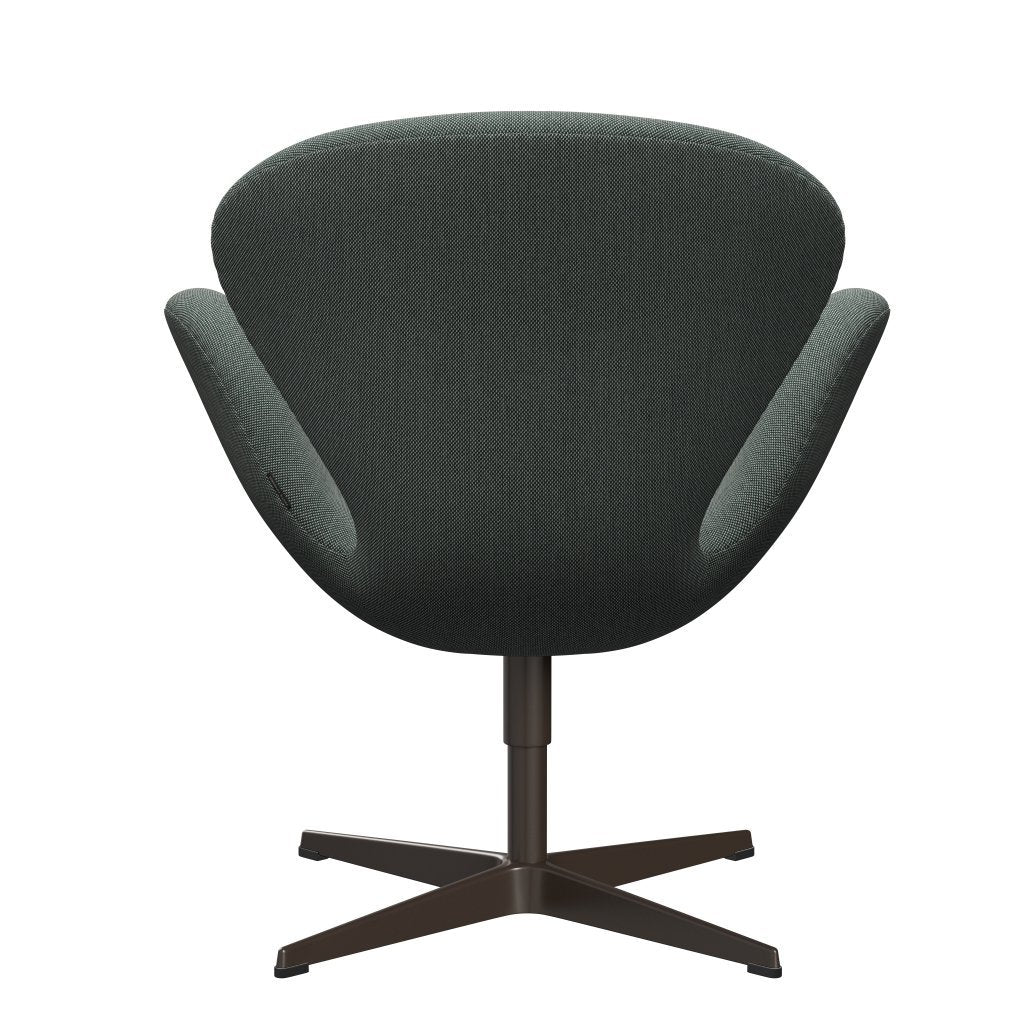 [product_category]-Fritz Hansen Swan Lounge Chair, Brown Bronze/Steelcut Trio White/Dark Green-Fritz Hansen-3320-STR916-BBBASE-FRI-4