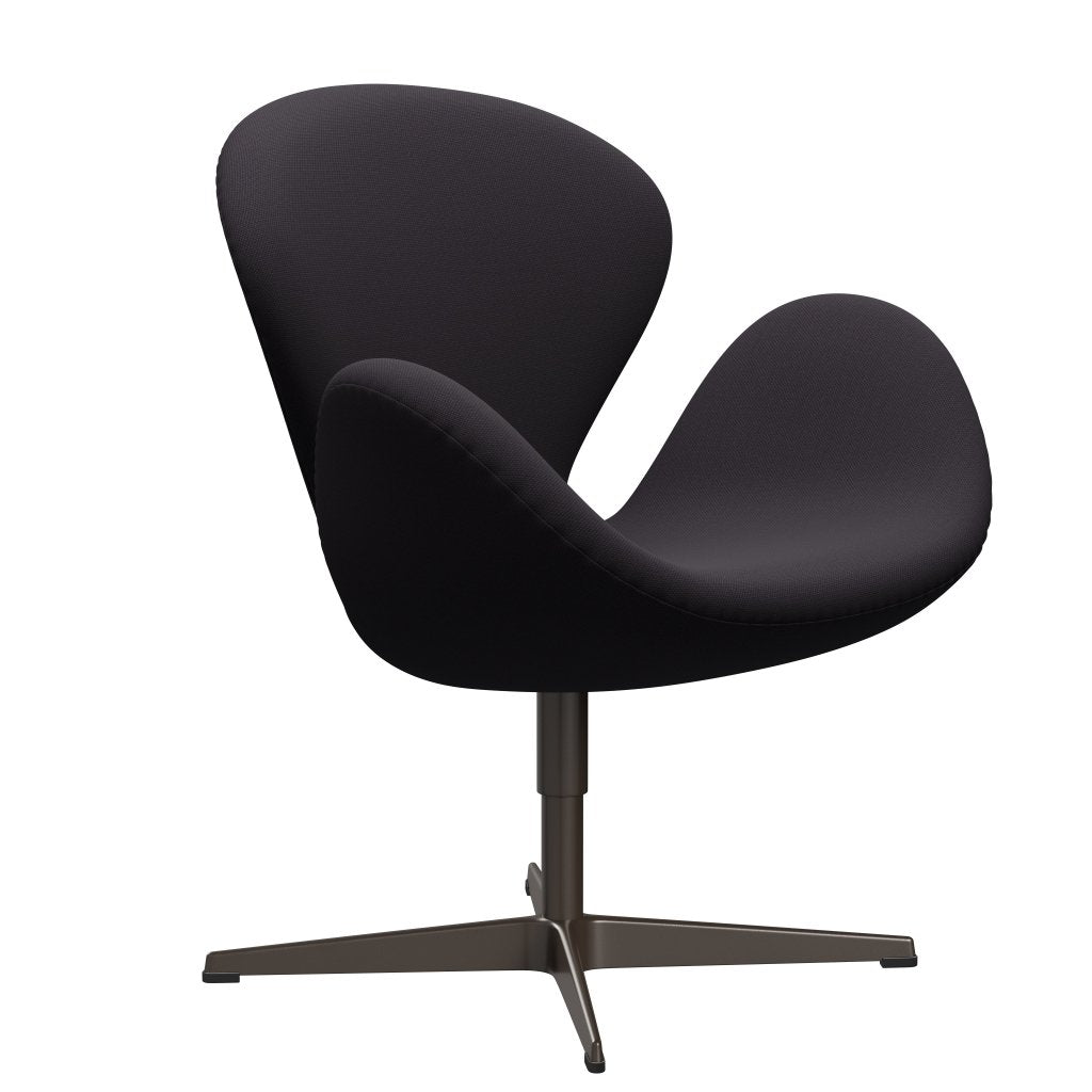 [product_category]-Fritz Hansen Swan Lounge Chair, Brown Bronze/Steelcut Violet Dark-Fritz Hansen-3320-STI685-BBBASE-FRI-2