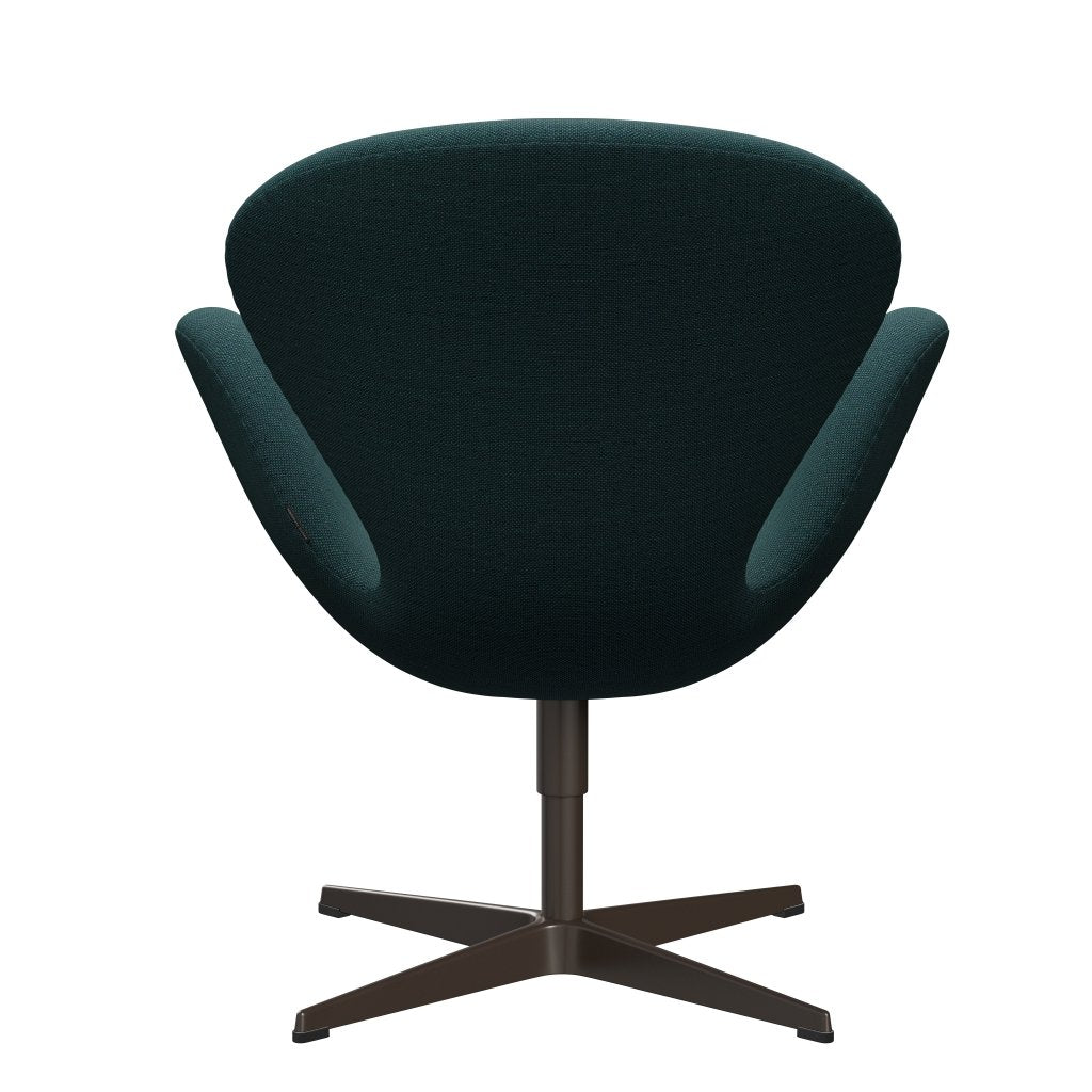 [product_category]-Fritz Hansen Swan Lounge Chair, Brown Bronze/Sunniva Green/Grey-Fritz Hansen-3320-SV863-BBBASE-FRI-4