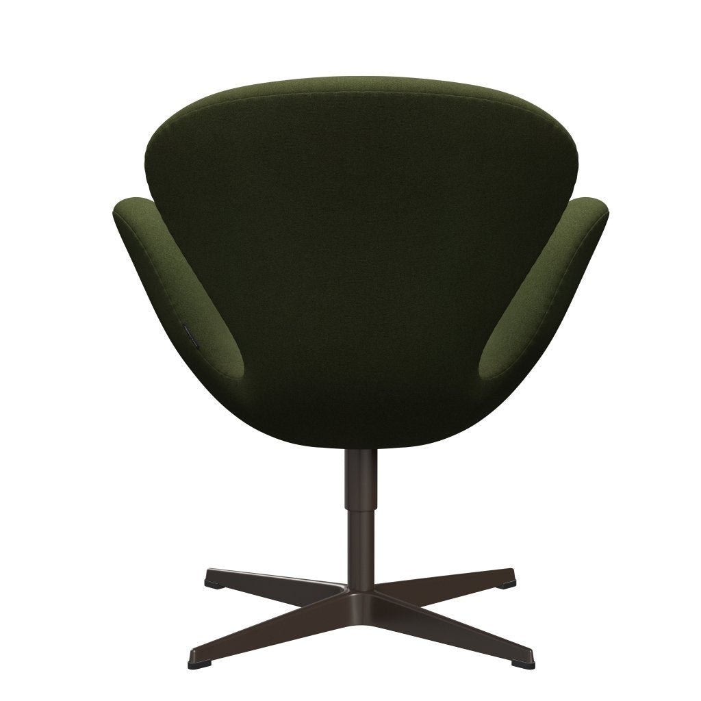 [product_category]-Fritz Hansen Swan Lounge Chair, Brown Bronze/Tonus Military Green-Fritz Hansen-3320-TON131-BBBASE-FRI-4