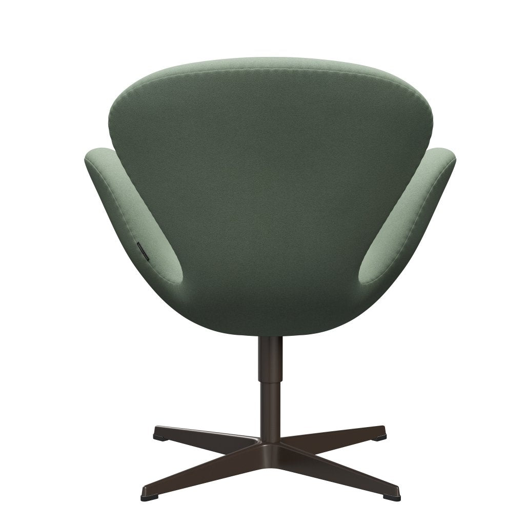 [product_category]-Fritz Hansen Swan Lounge Chair, Brown Bronze/Tonus Mint Green-Fritz Hansen-3320-TON914-BBBASE-FRI-4