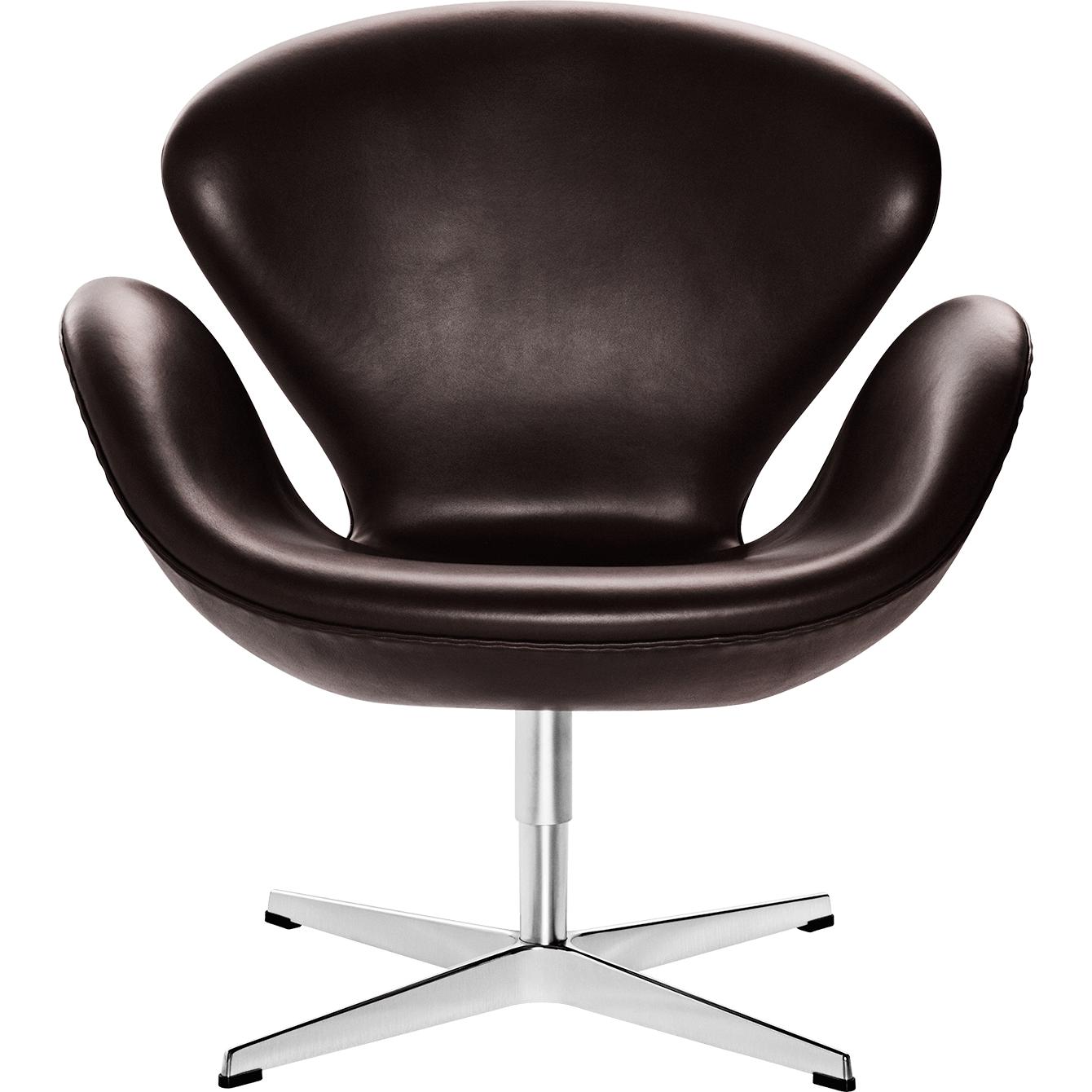 Fritz Hansen Swan Lounge Sillero, negro básico