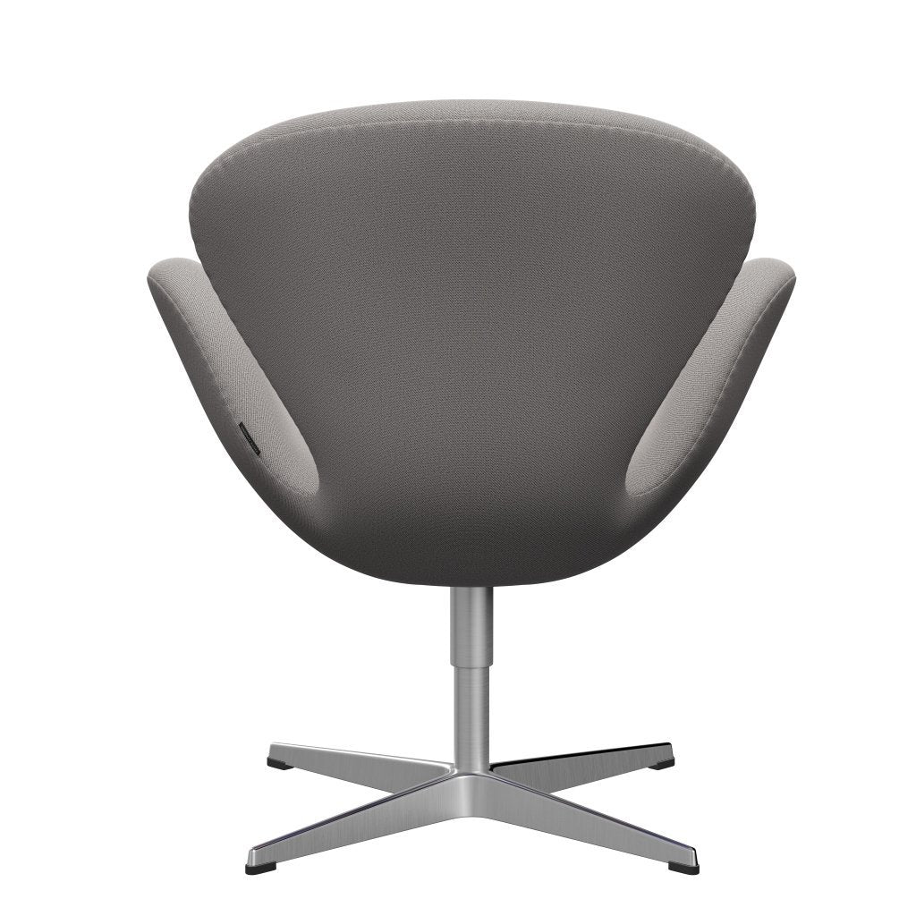 [product_category]-Fritz Hansen Swan Lounge Chair, Satin Brushed Aluminium/Capture Grey-Fritz Hansen-3320-CP4001-SPAL-FRI-4