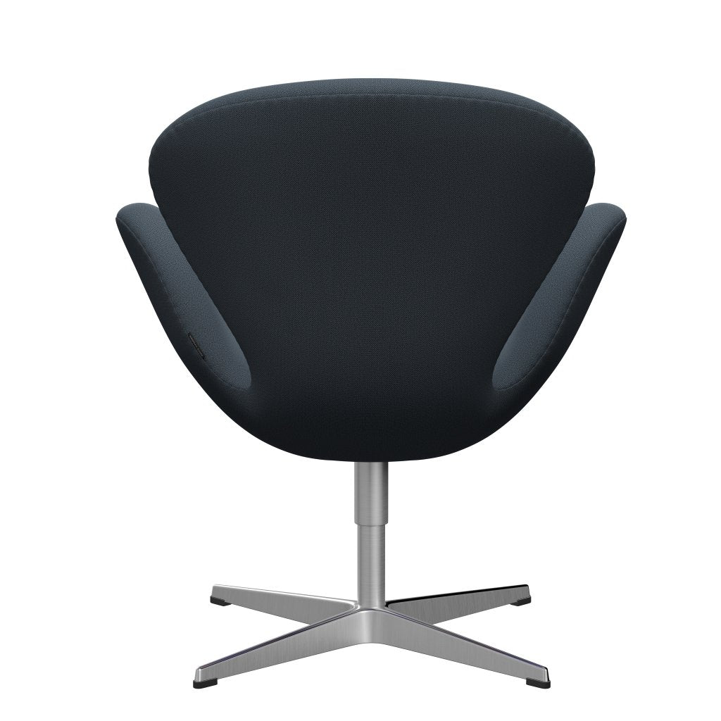 [product_category]-Fritz Hansen Swan Lounge Chair, Satin Brushed Aluminium/Capture Petrol Blue-Fritz Hansen-3320-CP6602-SPAL-FRI-4